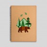 Brown bear notebook